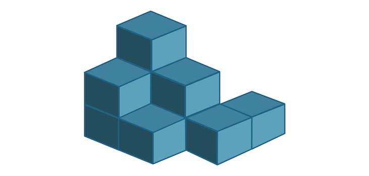How many cubes are there?